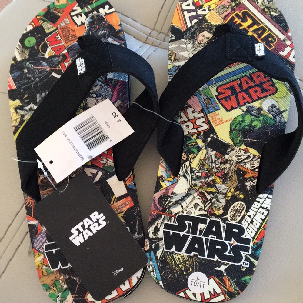 Star Wars sandals and the joker sandals